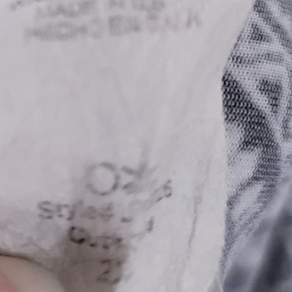 Hot Ginger aztec print bow back sharkbite top - Picture 4 of 5